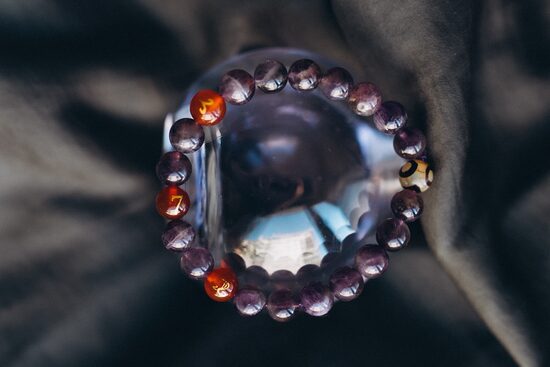 3 astro zīmju aproce (ametists)