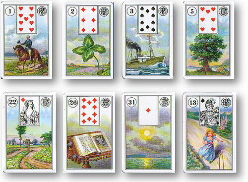 Piatnik Lenormand zīlēšanas kārtis