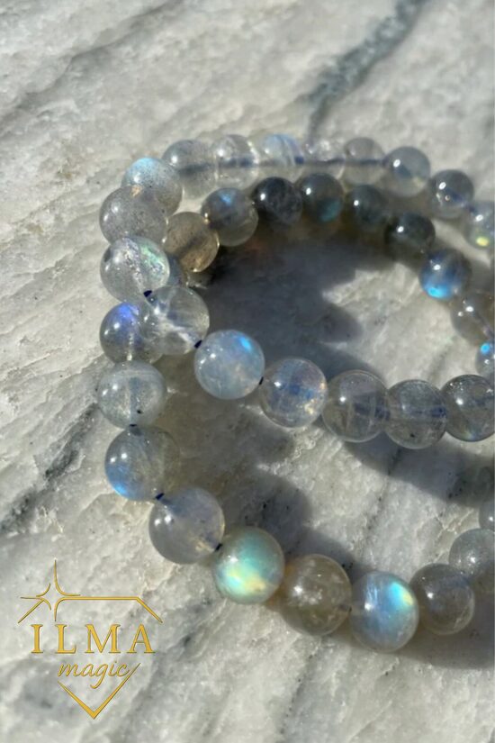 Labradorīta aproce (9 mm)